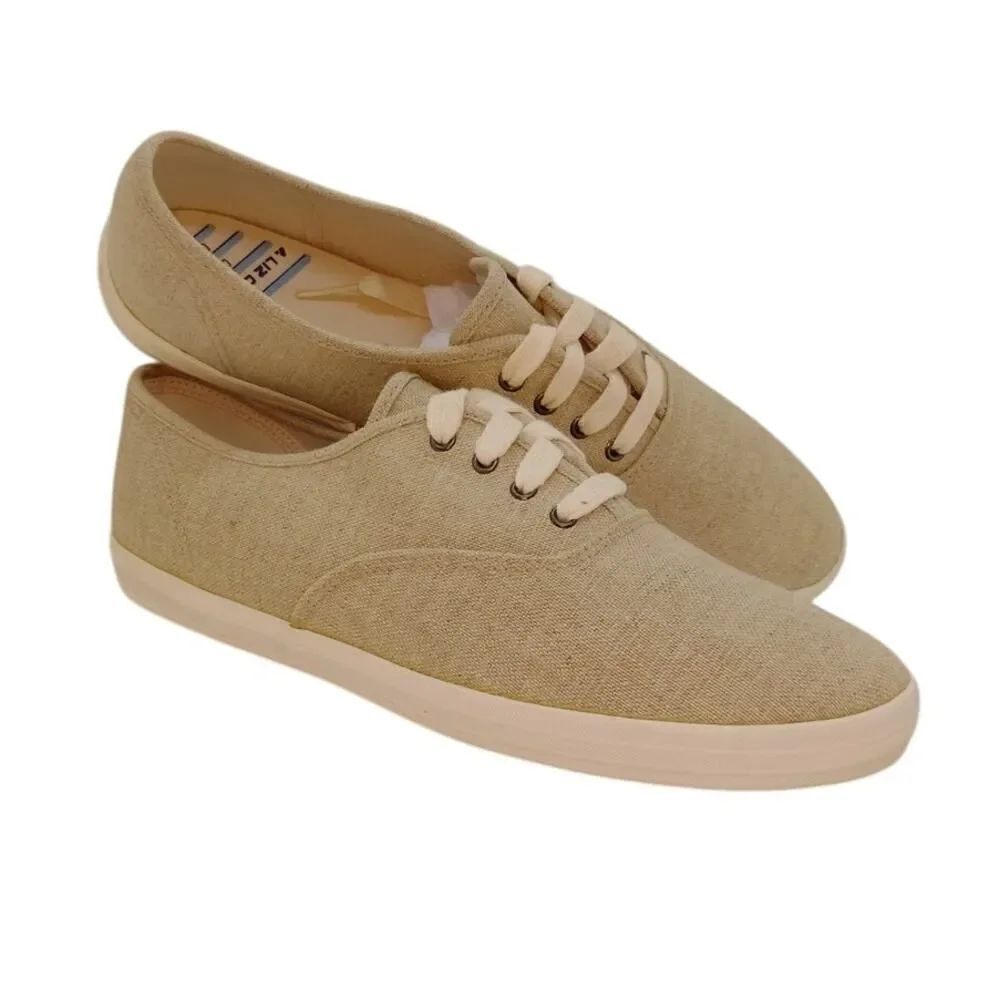 Liz Claiborne Womens NEW w/Tags & Box Ocean Mist Tan Casual Sneakers- sz. 8 1/2M